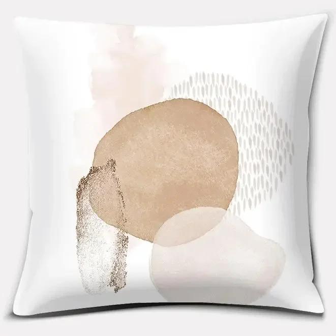 Warm Color Block Series Throw Pillow Gift Home Office Decoration Throw Pillow Bedroom Sofa Car Cushion Cover