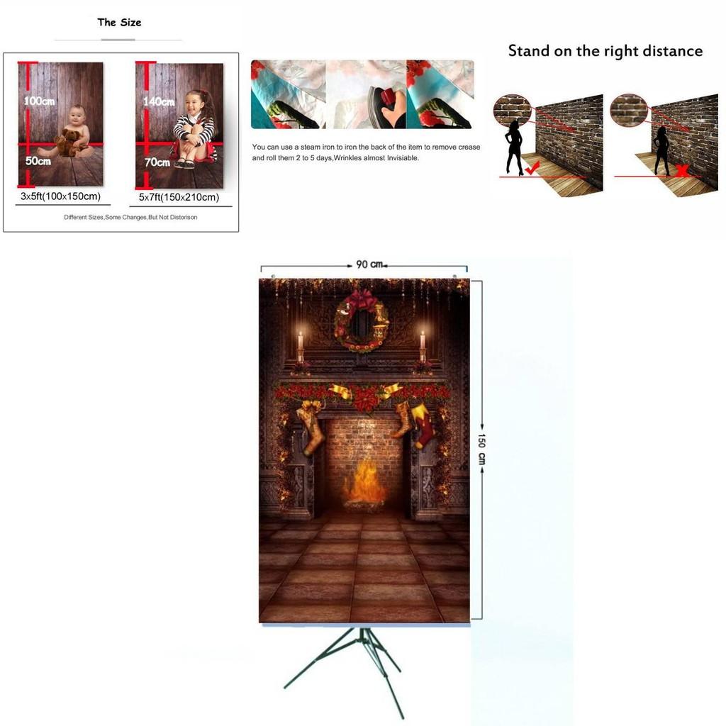 Christmas Theme Photography Backdrop For Kids Studio Portrait Creative Photo Prop