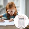 Calculator Design drăguț în formă de picior Ecran LCD cu 8 cifre Multifuncțional cu butoane confortabile din silicon Calculator