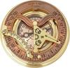 Marine - Antique Brass, Copper Sundial, Compass, Sundial