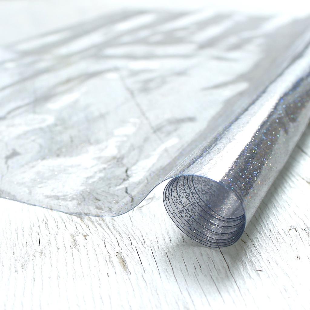 Nippon Chuko Glitter Flake Vinyl 92cm Wide x 1m Fabric, Cut, SMD-201-1M