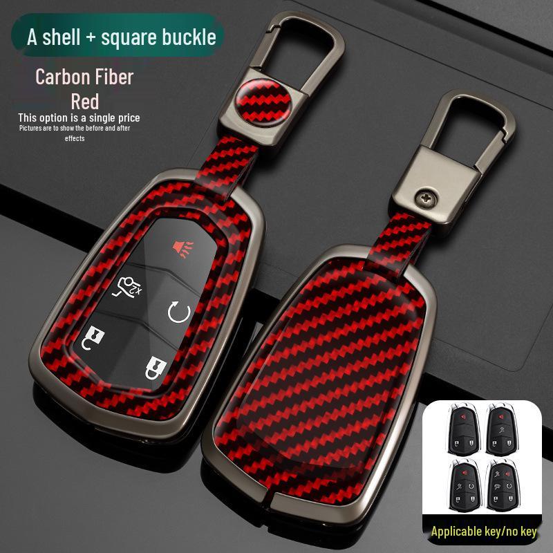 Premium Key Case for Cadillac XTS, SLS, Seville, CTS, SRX, Escalade, ATS - Men's Luxury Accessory