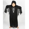 Scream Skeleton Kids Costume Boys Girls Hooded Robe Spooky Halloween Dress Up S Size
