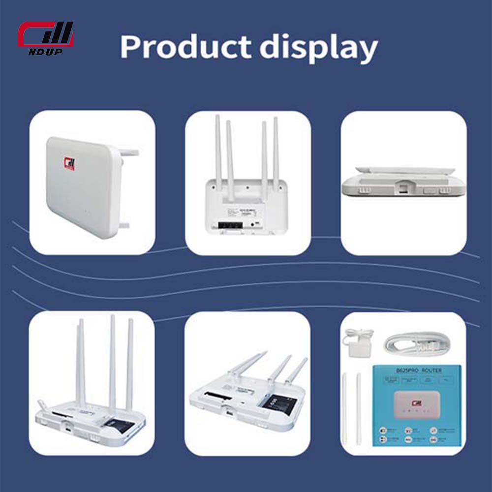 4G Home Router NDUP B625 Supports SIM Card Optional Battery