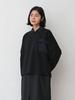 VINCENT NAVY Vincent Pocket Wide Pullover_Black