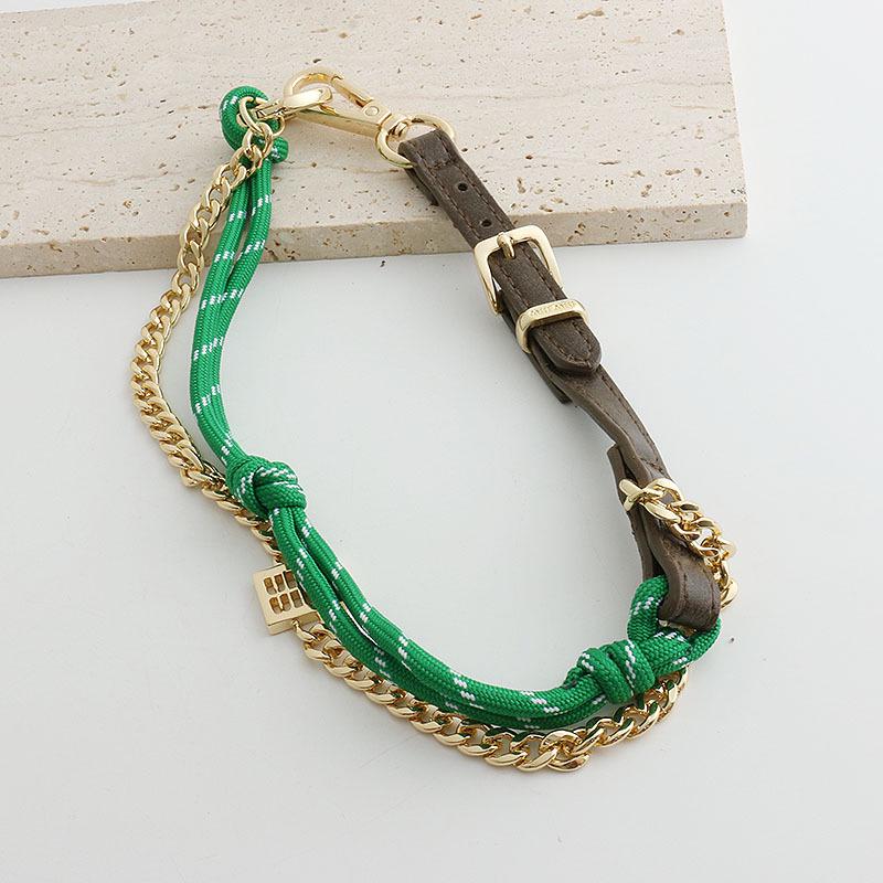 2024 Letní Horký Styl UIM Série Dlouhý Řetízek Přívěsek na Kabelku & Náramek s Více Kruhy Klíčenka Popruh