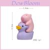 Capybara Duck Couple Pvc Cartoon Miniature Garden Decor For Gifts And Parties