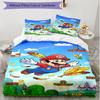 3pcs Duvet Cover Set (1*Duvet Cover + 2*Pillowcase, Without Core), Super Mario Print Soft All‑Season Bedding Set, Home Bedroom Decor Gift