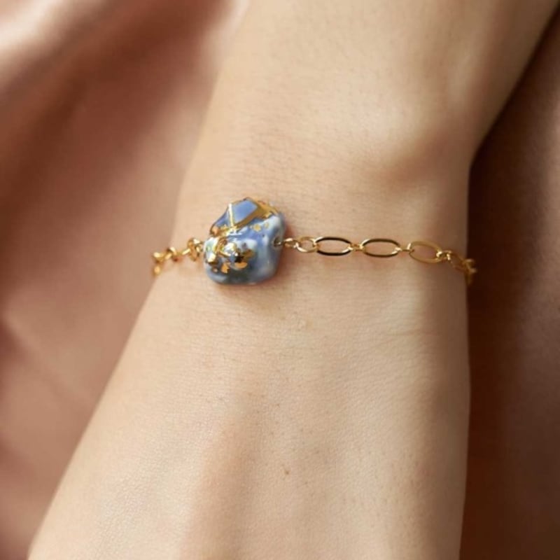 Cerabonito 2019 GEMSTONE CERAMIC BRACELET (BLUE)