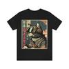 Japanese Woodblock Print Cyberpunk Sci-Fi Cats Namiko Men T-Shirt Graphic Retro Streetwear High-quality Crew-neck Men's T-shirt