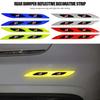 Car Door Sticker Safety Warning Reflector Sticker Reflective Strip Auto Exterior Accessories For Yaris Corolla Rav4 CHR