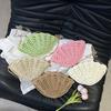 Simple Solid Color Shell Shaped Women Casual Woven Chain Bag For Daily Casual Wear