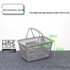 Thickened Handheld Plastic Shopping Basket - Suitable for Snacks, Household Vegetables, and Convenience Stores