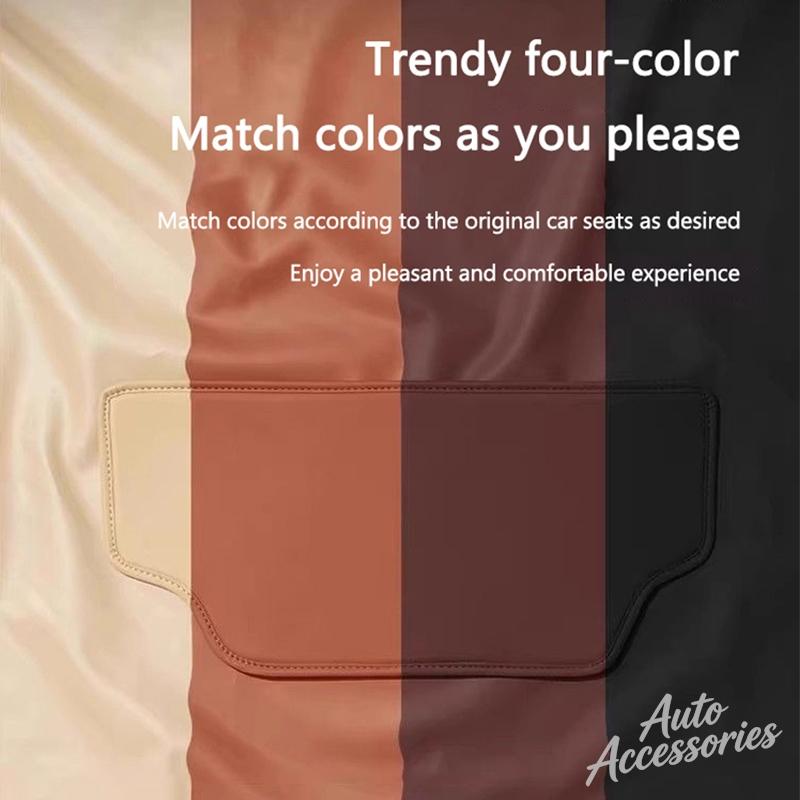 Car Emblem Seat Back Protector Mat Leather Prevent Dirty Anti Kick Pad For BMW MINI Cooper One S JWC R55 R56 F56 R57 R58 R59 R60