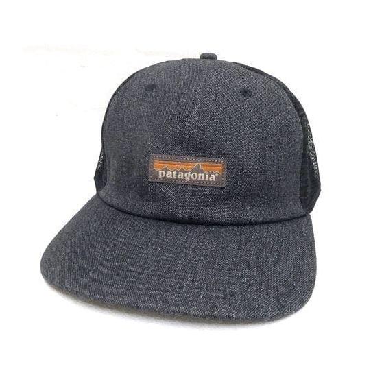 Used patagonia tin shed hat mesh cap black