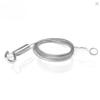 1SET 304 stainless steel suspension single double hook adjustable height insurance lighting anti-drop anti-lock wire
