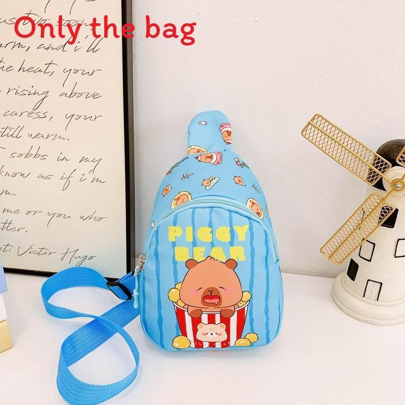 

Kids Cartoon Style Chest Bag With Breathable Fabric For Kindergarten And Playtime синий