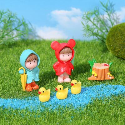 « Ornements d'imperméable Canard Jaune Mignon »: Décor de Jardin pour Couple"