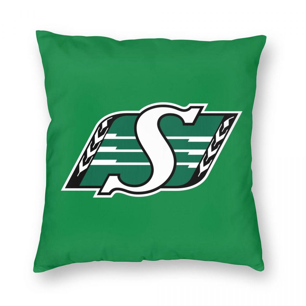 

Saskatchewan Roughriders Square Pillowcase Polyester Linen Velvet Creative Zip Decor Pillow Case Room Cushion Cover 45x45 12x12Inch