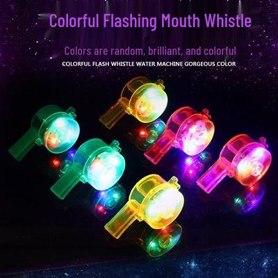 Sifflet Lumineux Clignotant Jouet pour Fête - Sifflet Glow de Nuit Fournitures de Bar