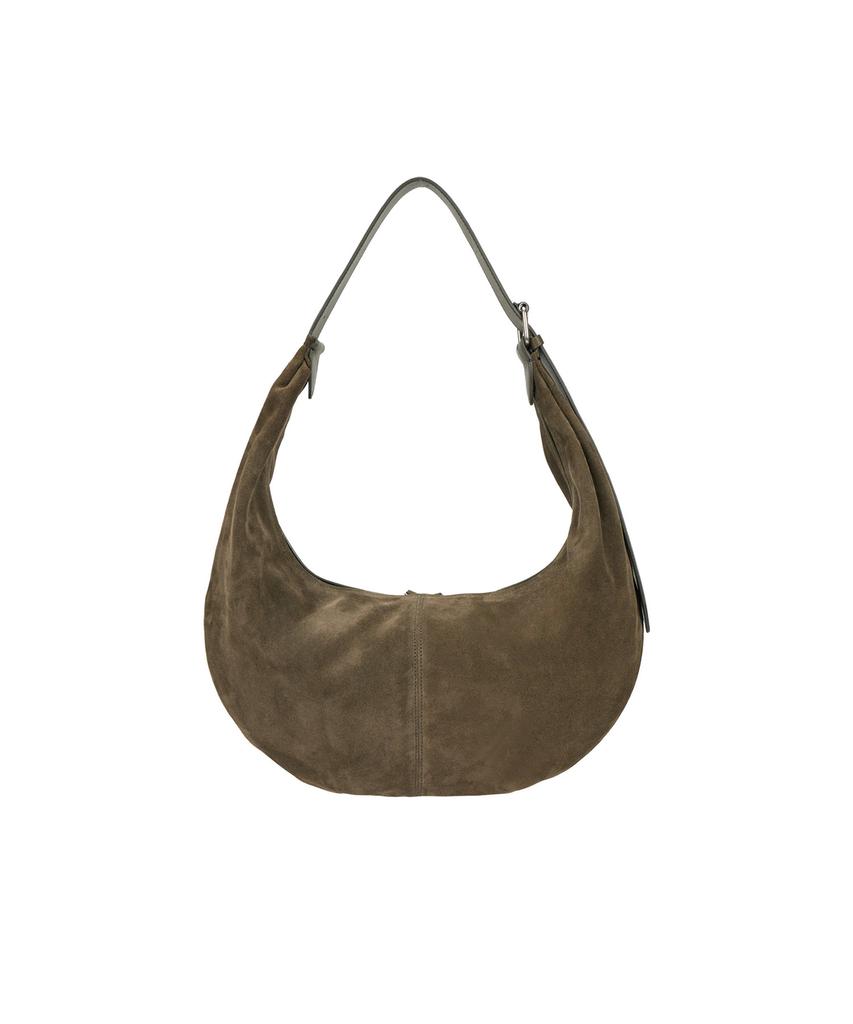 Vunque Halfmoon Baggy Suede Hobo L (Halfmoon Baggy Suede Hobo Large) Musk Khaki