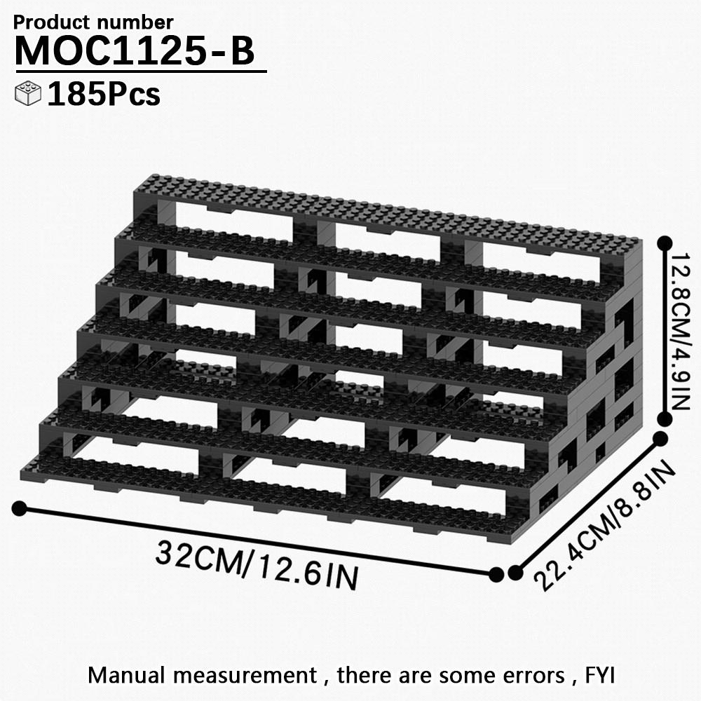 MOC Stand Movie Anime Military Action Figure Display Stands Box Blocks Compatible 75257 05007 75105 High-Speed Championed Block Bricks Toys Playsets