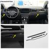 Dashboard Central Control Panel Strip Air AC Vent Cover Trim For Volkswagen T-Roc T Roc 2018 - 2025 Car Accessories Interior Kit