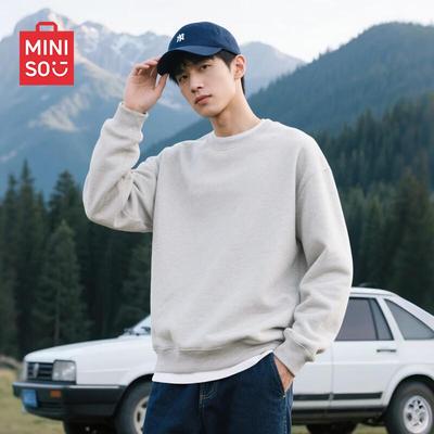 Men's Fall Heavyweight Casual Crewneck Sweatshirt