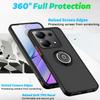 Custodia con supporto rotante per POCO M6 Pro F5 Pro POCO C65 X5 Pro M5 F4 X4 GT X4 Pro M4 Pro F3 X3 GT M3 X3 NFC Cover Supporto ad Anello per Auto
