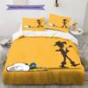 Lucky Luke Pattern Bedding Quilt Set  Home Decoration  Gift (1 * duvet cover + 2 * pillowcase  without core)