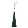 White Jade Lotus DIY Jewelry Curtain Clothes Decorative Accessories Key Car Bag Hanger Craft Tassels