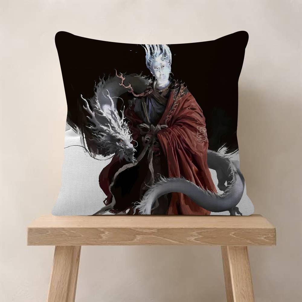 Game Black Myth Wukong Pillow Anime Pillow Sofa Bed Head Pillow Cover Cushion Cover Fashion 30x30 40x40 45*45cm