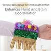 Plush Sensory Wrist Band Perception Training Blanket  Cognitive Impairment Training