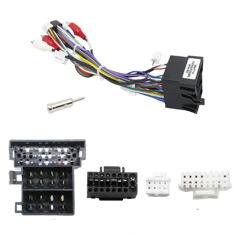 16 Pin Car Android CANBUS Wiring Harness For Fiat Doblo Punto Uno 500 Lancia Delta ISO Cable Adapter Plug and Play
