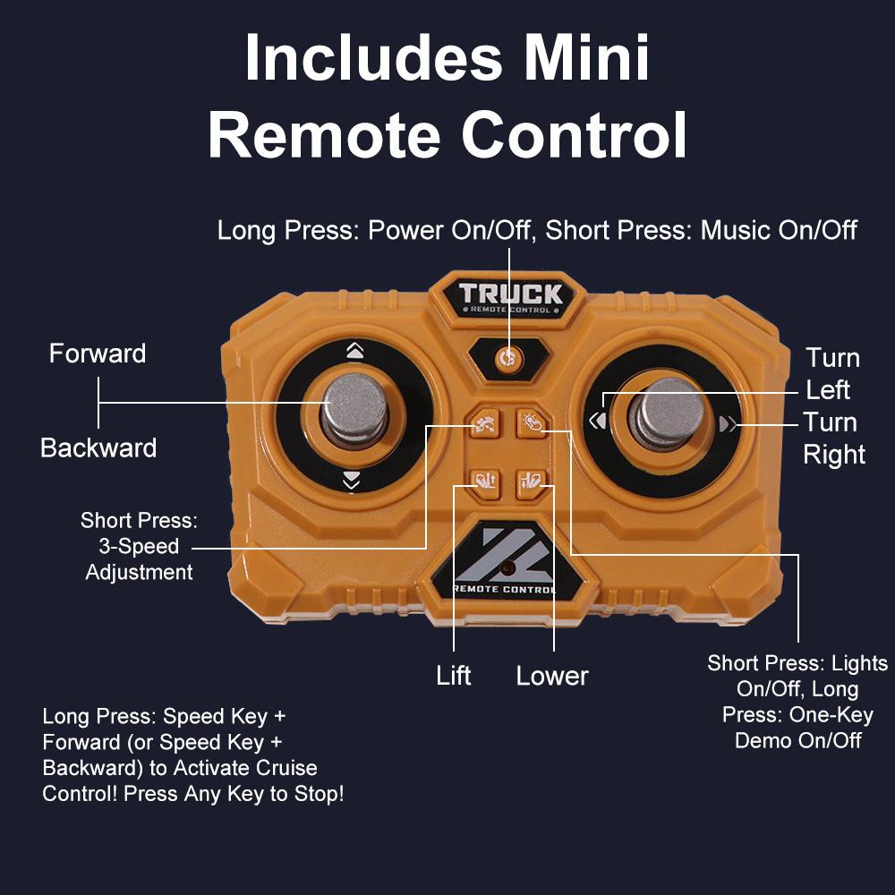 Full Proportion Zinc Zinc Alloy Forklift 2.4g Remote Rc Forklift Remote Control Forklift  Desktop Toy