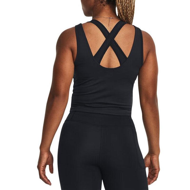 Under Armour Hareketli Solid Antrenman Atlet Üst Kadın Üstler Siyah 1379046-001