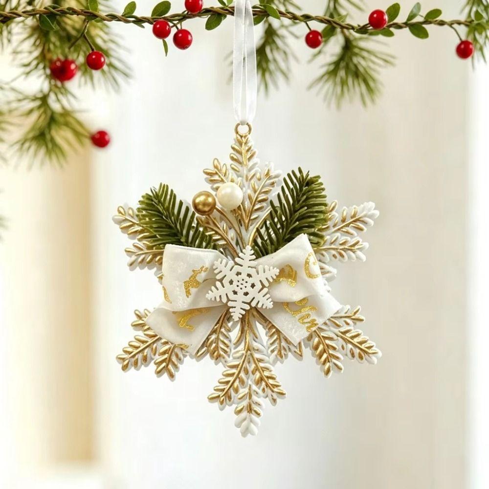 Sparkling Christmas Tree Hanging Charms Handcrafted Lightweight Christmas Decoration Pendant Reusable DIY
