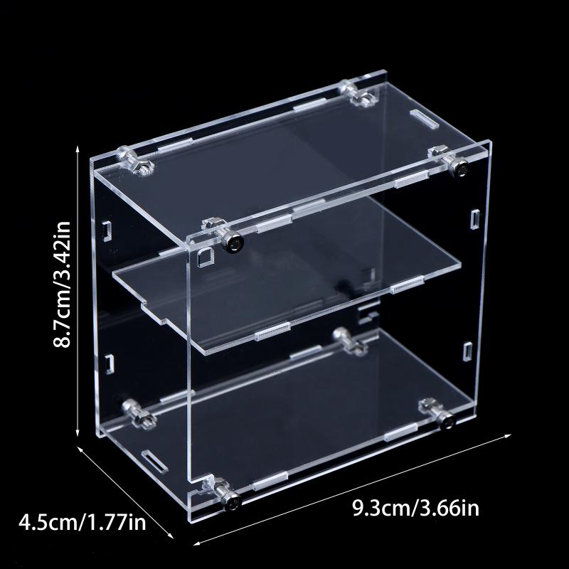 1/64 Model Cars Acrylic Display Case Fit For Mini Size MiniGT Tomica Assembled Dust Proof Box Cabinet Toy Vehicles