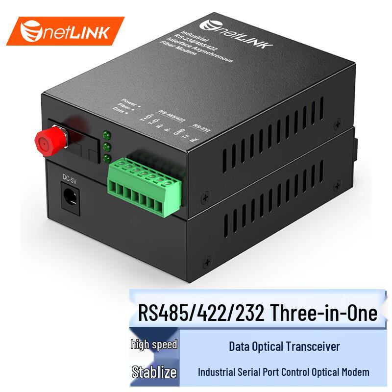 netLINK Multi-Protocol Serial to Fiber Optic Transceiver FC Interface