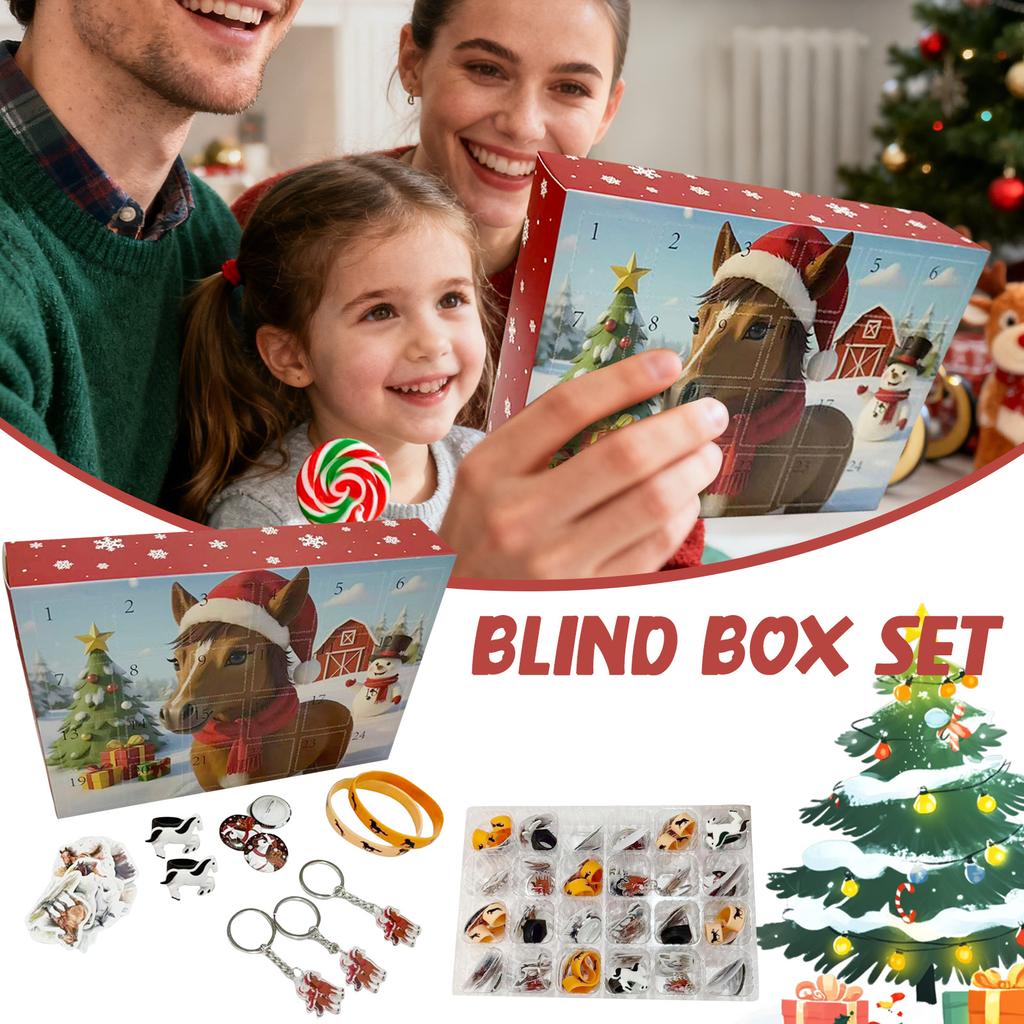 Day Blind Boxes Christmas Countdown Advent Calendar 24-Day Christmas Countdown Calendar Kids' Surprise Toys