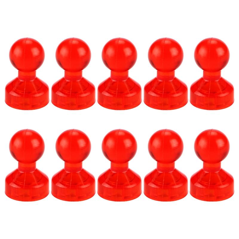 10 Counts Magnetic Push Pins for Fridge Calendars School Whiteboards Bulletboard