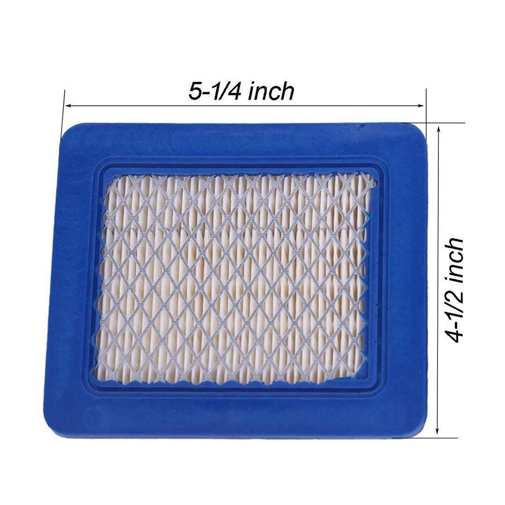 5 Pack 491588S Air Filter, Replacement for Briggs Stratton 491588 4915885 Flat OEM Air Cleaner