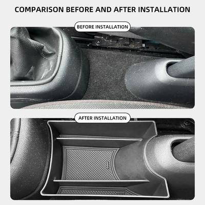 Für Volkswagen VW Up Skoda Citigo Seat Mii 2013 - 2025 Mittelkonsolen-Aufbewahrungsbox Schalen-Tablett Organizer Innenraumzubehör