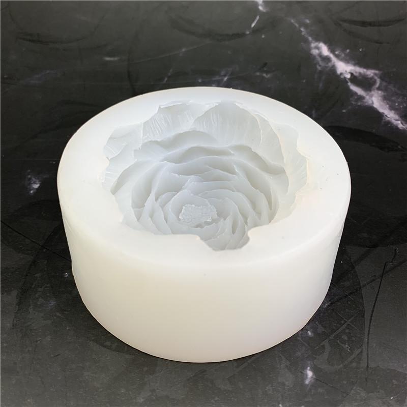 Large Peony Handmade Model Fondant Cake Mold DIY Chocolate Mould Baking Tool Soap Maker Mold