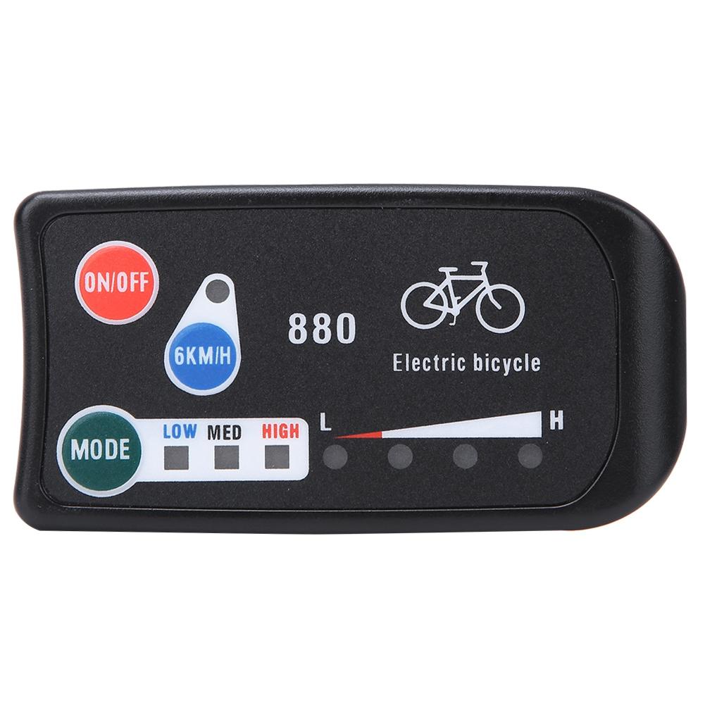 KT- LED880 Bike for SM Normal Connector Control Panel Display Meter Bicycle Modification Electric Accessory