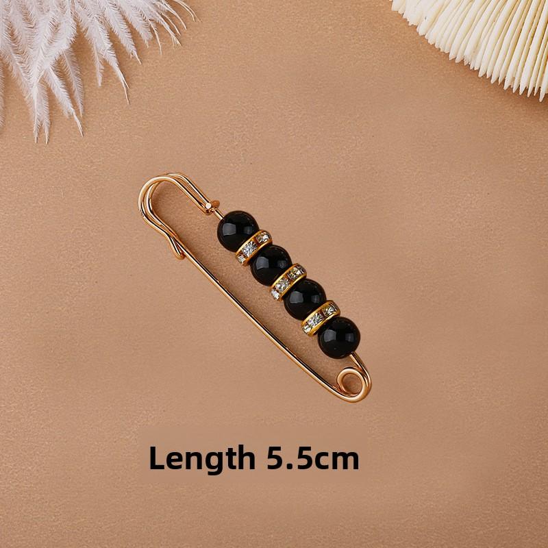 Pearl Waistband Pin To Fix The Waistline of Clothes and Make It Smaller Anti-exposure Brooch Women's Trousers Waistband Buckle Pin