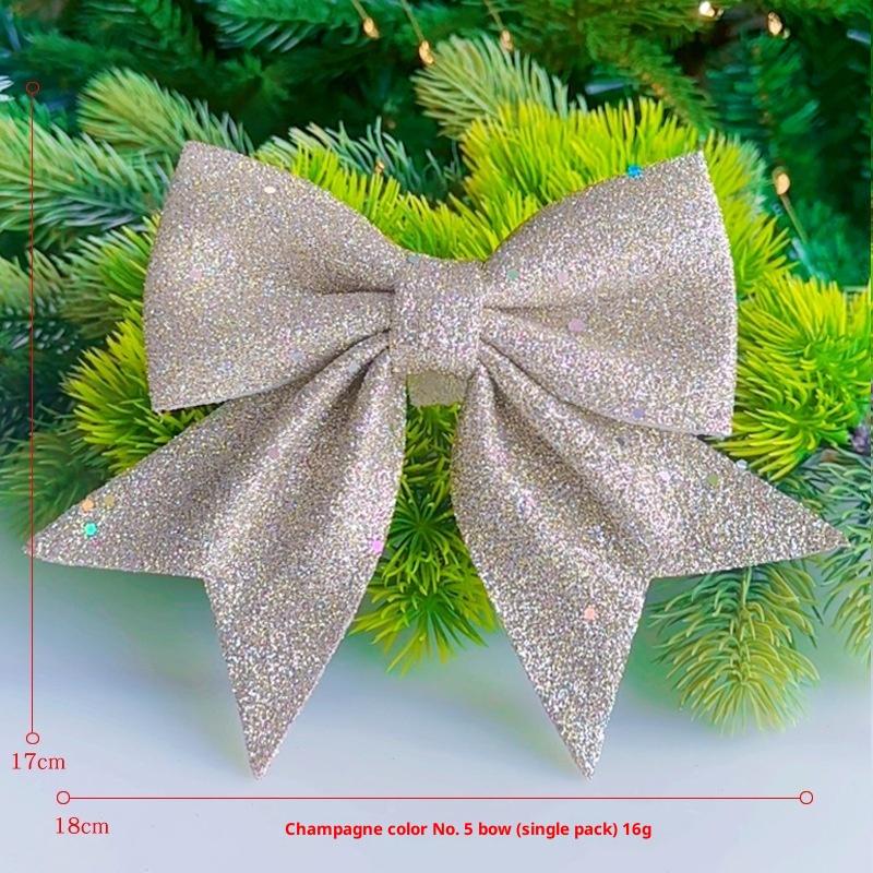 

1/2 шт. Большой красный золотой сверкающий бант с блестками, рождественская лента-бант, елочные подвесные украшения, новогоднее украшение для дома