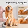 16000Pa Pet Grooming Vacuum & Blow Dryer Pet Shop Grooming Vacuum Kit Household High Velocity Hair Suction Device
