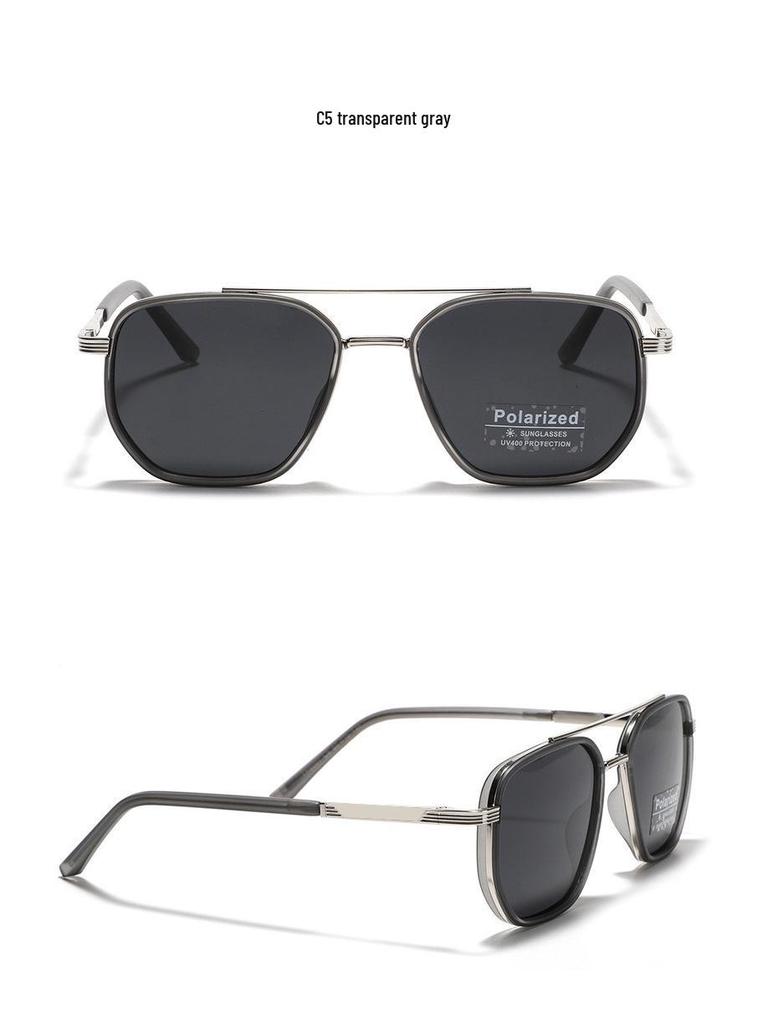 Men's TR90 Polarized Fashion Sunglasses - Anti-UV, Trendy, and Versatile