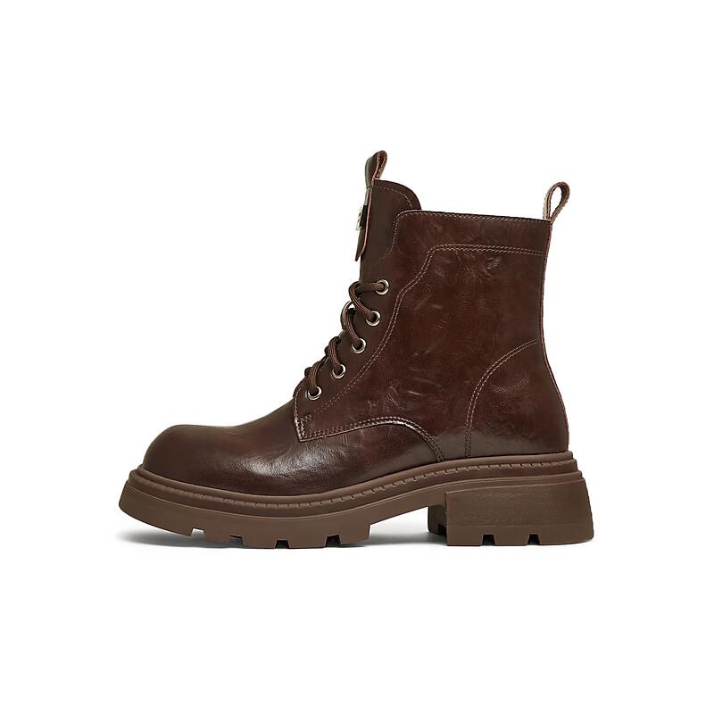 TASTE Women s Fashion Lace-up Martin Boots 37